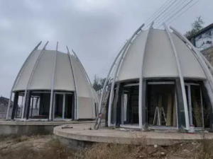 山西膜結構民宿工程